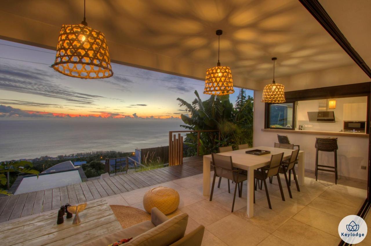 Villa Paloma 4 Etoiles Avec Piscine Et Vue Exceptionnelle Sur L'Ocean A Saint-Leu Zewnętrze zdjęcie